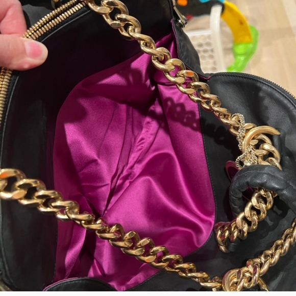 🖤NEW WITH TAG🖤 Beautiful Henri Bendel Satchel w Mirror - Picture 13 of 17